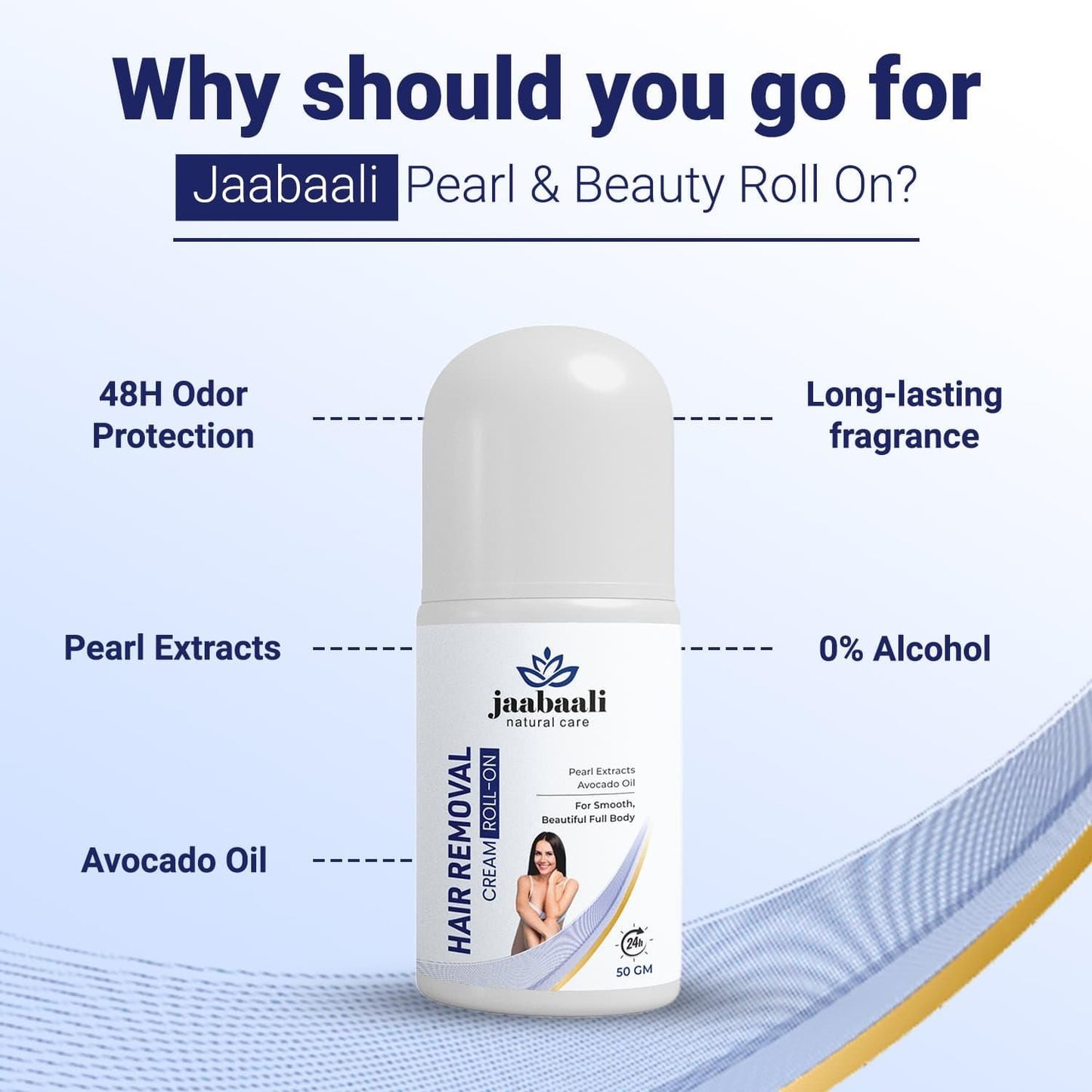 Hair Removal Cream Roll On 50 GM